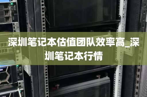深圳笔记本估值团队效率高_深圳笔记本行情