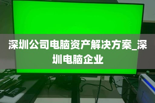 深圳公司电脑资产解决方案_深圳电脑企业