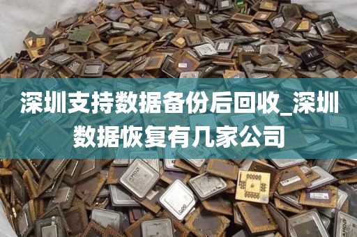 深圳支持数据备份后回收_深圳数据恢复有几家公司