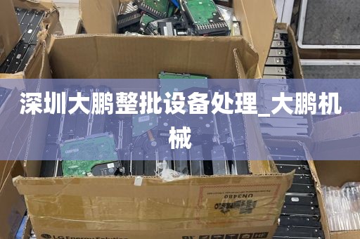 深圳大鹏整批设备处理_大鹏机械