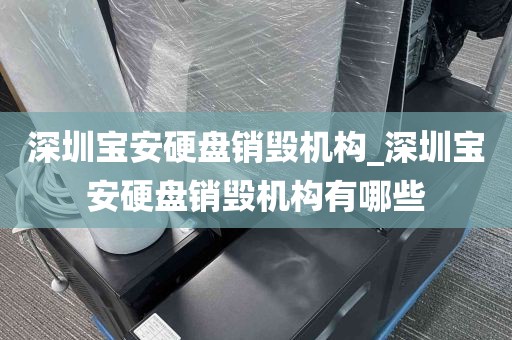 深圳宝安硬盘销毁机构_深圳宝安硬盘销毁机构有哪些