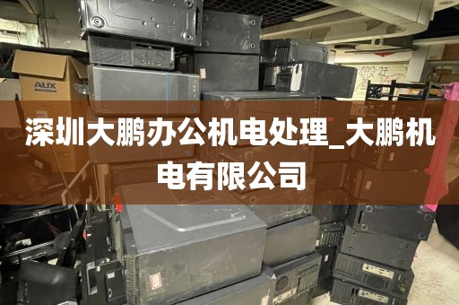 深圳大鹏办公机电处理_大鹏机电有限公司