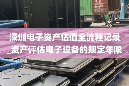 深圳电子资产估值全流程记录_资产评估电子设备的规定年限