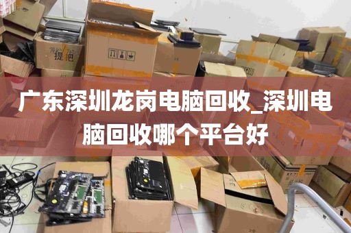 广东深圳龙岗电脑回收_深圳电脑回收哪个平台好