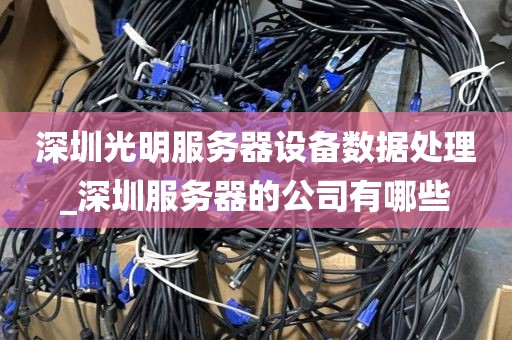 深圳光明服务器设备数据处理_深圳服务器的公司有哪些