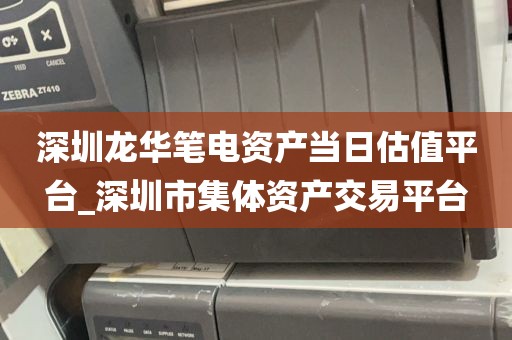 深圳龙华笔电资产当日估值平台_深圳市集体资产交易平台