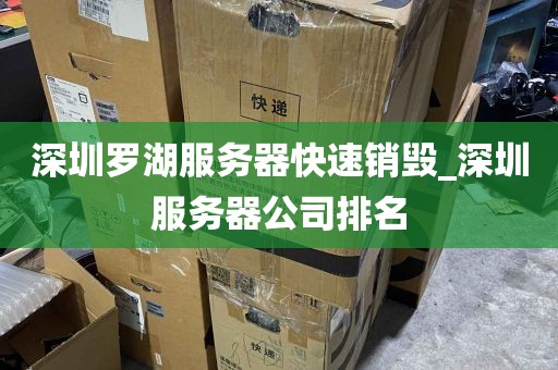 深圳罗湖服务器快速销毁_深圳服务器公司排名