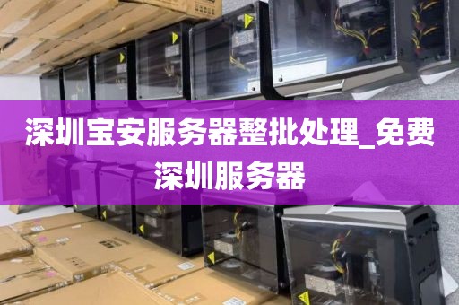 深圳宝安服务器整批处理_免费深圳服务器