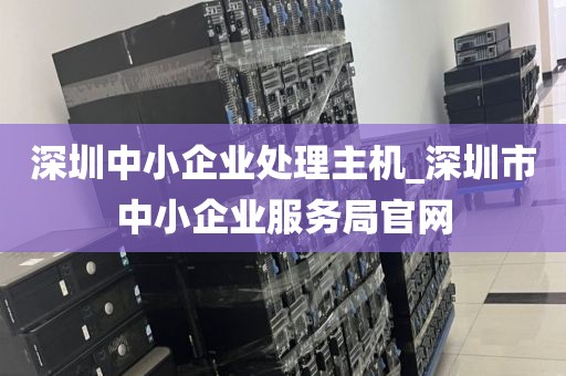 深圳中小企业处理主机_深圳市中小企业服务局官网
