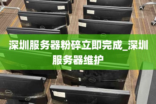 深圳服务器粉碎立即完成_深圳服务器维护