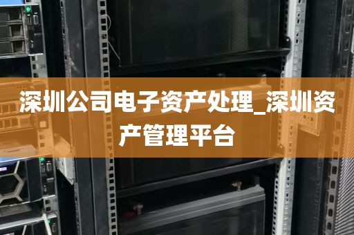 深圳公司电子资产处理_深圳资产管理平台