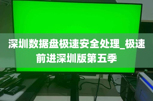 深圳数据盘极速安全处理_极速前进深圳版第五季