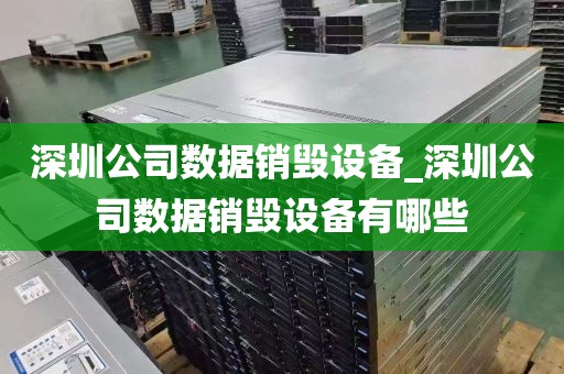 深圳公司数据销毁设备_深圳公司数据销毁设备有哪些